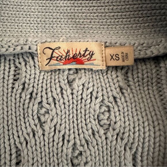 Faherty Julianne Cable Knit Cardigan - Picture 5 of 8
